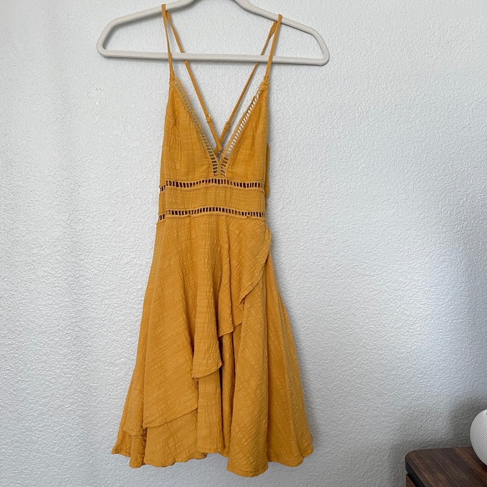 Hello Molly Yellow Mustard Dress